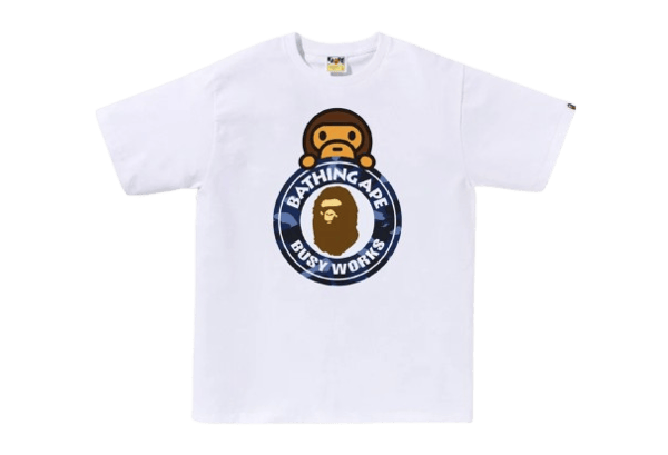 COLOR CAMO MILO ON BUSY WORKS TEE